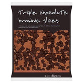 Lichfields Triple Chocolate Brownie Slices 585g  Adomoo